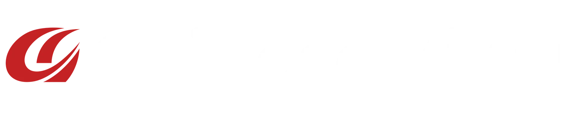 Logo of Chinese Yiwu with red circular design and white text on black background