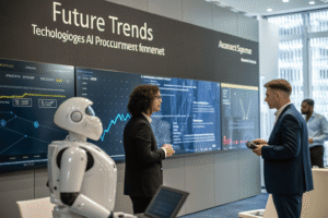 Future trends in AI procurement showing emerging technologies and market evolution