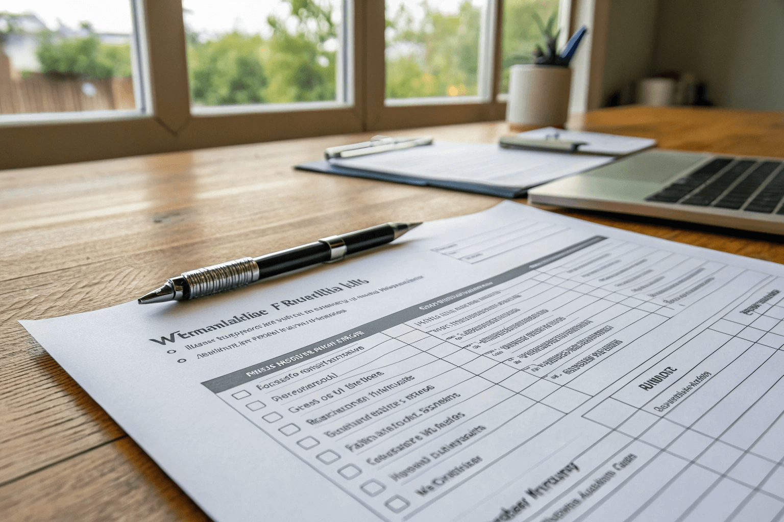 wholesale supplier evaluation checklist