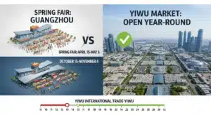 Guangzhou versus Yiwu wholesale market comparison