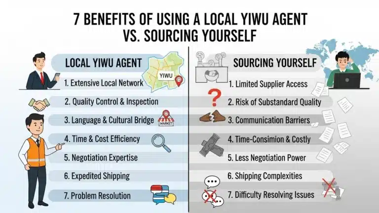 7 Benefits of Using a Local Yiwu Agent vs. Sourcing Yourself