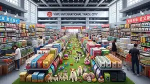 Yiwu pet supplies store interior