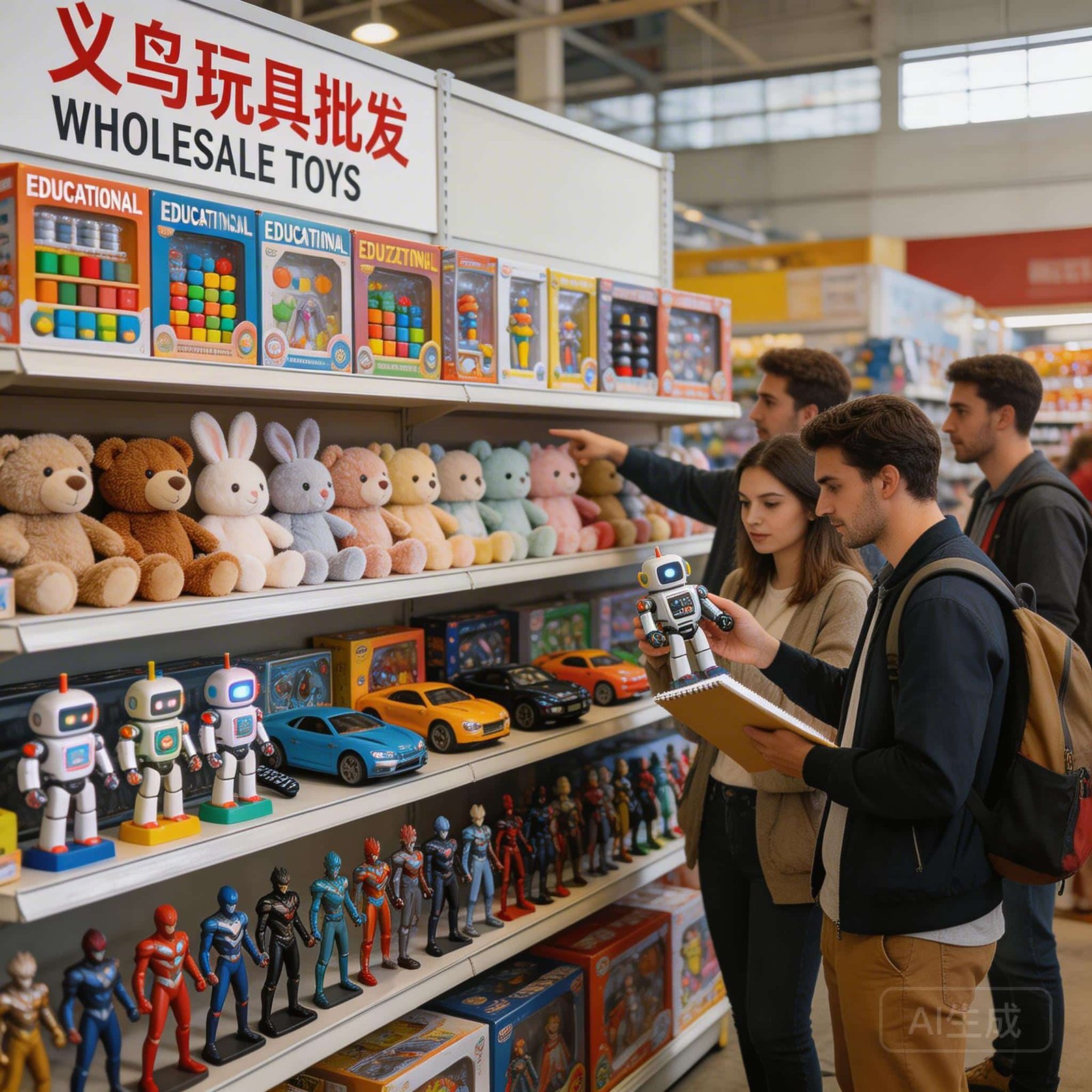 Toy wholesale display in Yiwu District 1